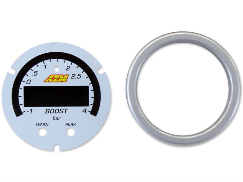 AEM X-Series Boost Pressure Gauge -30 to 60psi Gauge - 30-0308