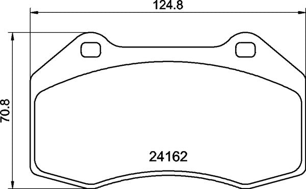 Mintex M1144 Front Racing Brake Pads for Renault Clio RS Mk3 197 200, Megane RS Mk2 225 R26