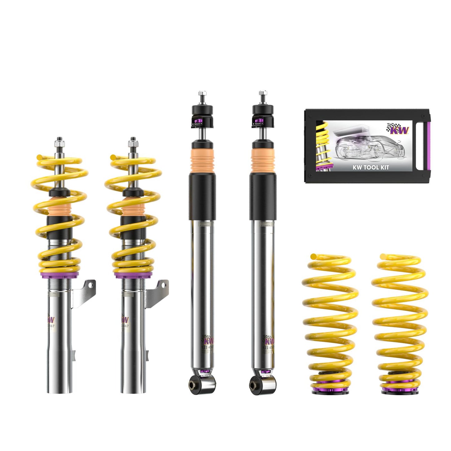 KW V3 Coilovers for BMW M3 F80, M3 GTS 04/14- 317-338KW 352200AN