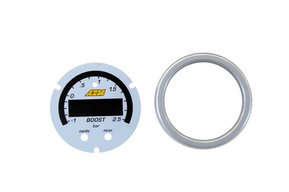 AEM X-Series Boost Pressure Gauge -30 inHg to 35psi Gauge - 30-0306