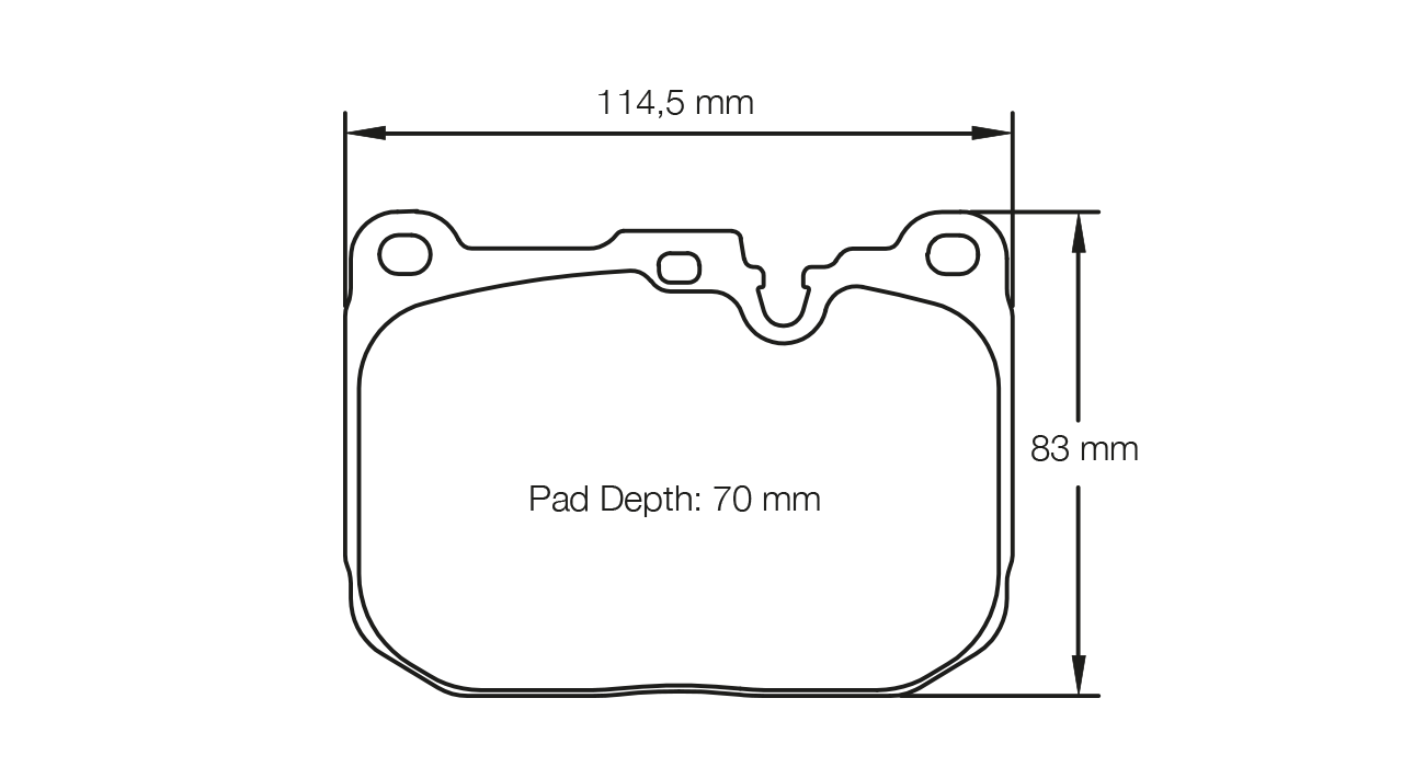 Front Performance Road / Track / Race Brake Pads for BMW M2 M3 M4 M140i M240i