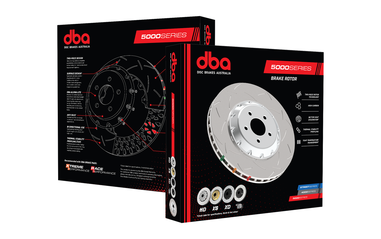 DBA 360mm 2-Piece Front Brake Discs 5000 Series T3 for Hyundai I30 N 2021+ Facelift DBA53148BLKS