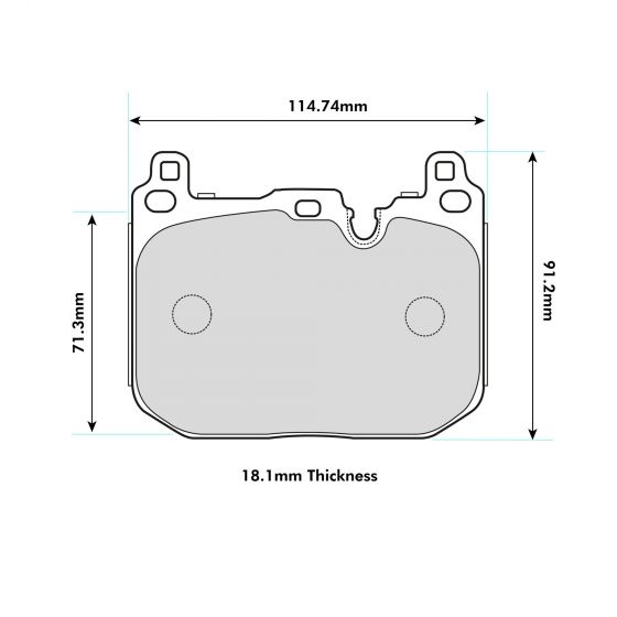 Front Performance Road / Track / Race Brake Pads for BMW M2 M3 M4 M140i M240i