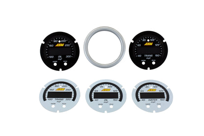 AEM X-Series Oil Temperature Gauge 100 to 300F / 40 to 150C - 30-0302