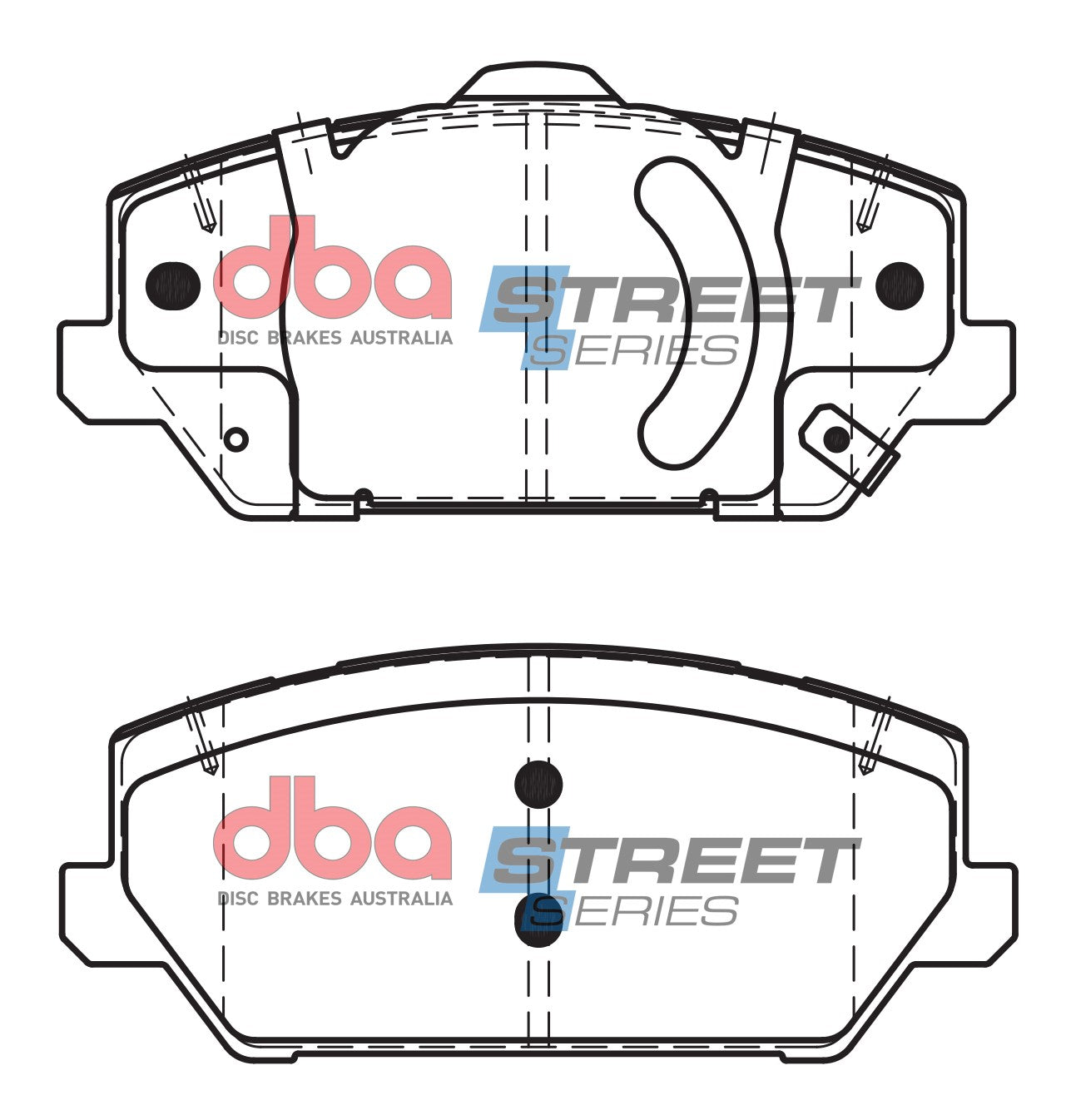 DBA Street Ceramic Front Brake Pads for Hyundai I30 N DB15012SS