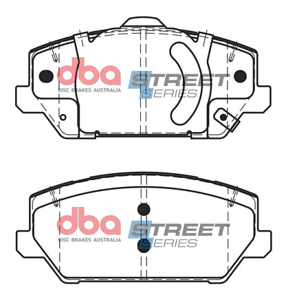 DBA Street Ceramic Front Brake Pads for Hyundai I30 N DB15012SS