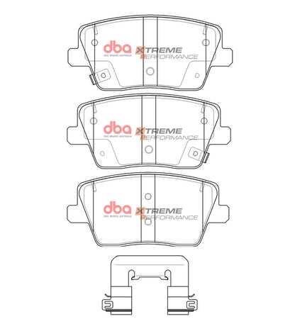 DBA Xtreme Performance Rear Brake Pads for Hyundai I30 N DB15013XP