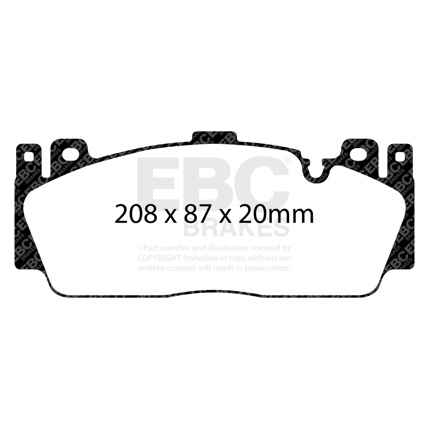 EBC Front RP1 Pads for BMW M5 F10 DP82148RP1