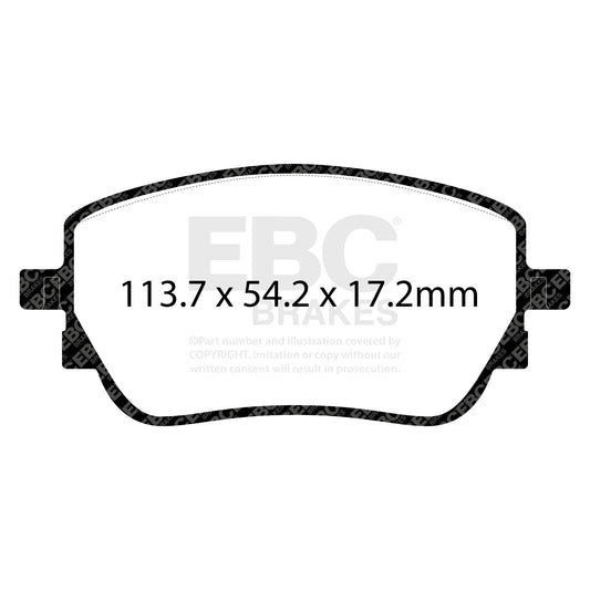 Rear EBC Yellowstuff Brake Pads DP42391R