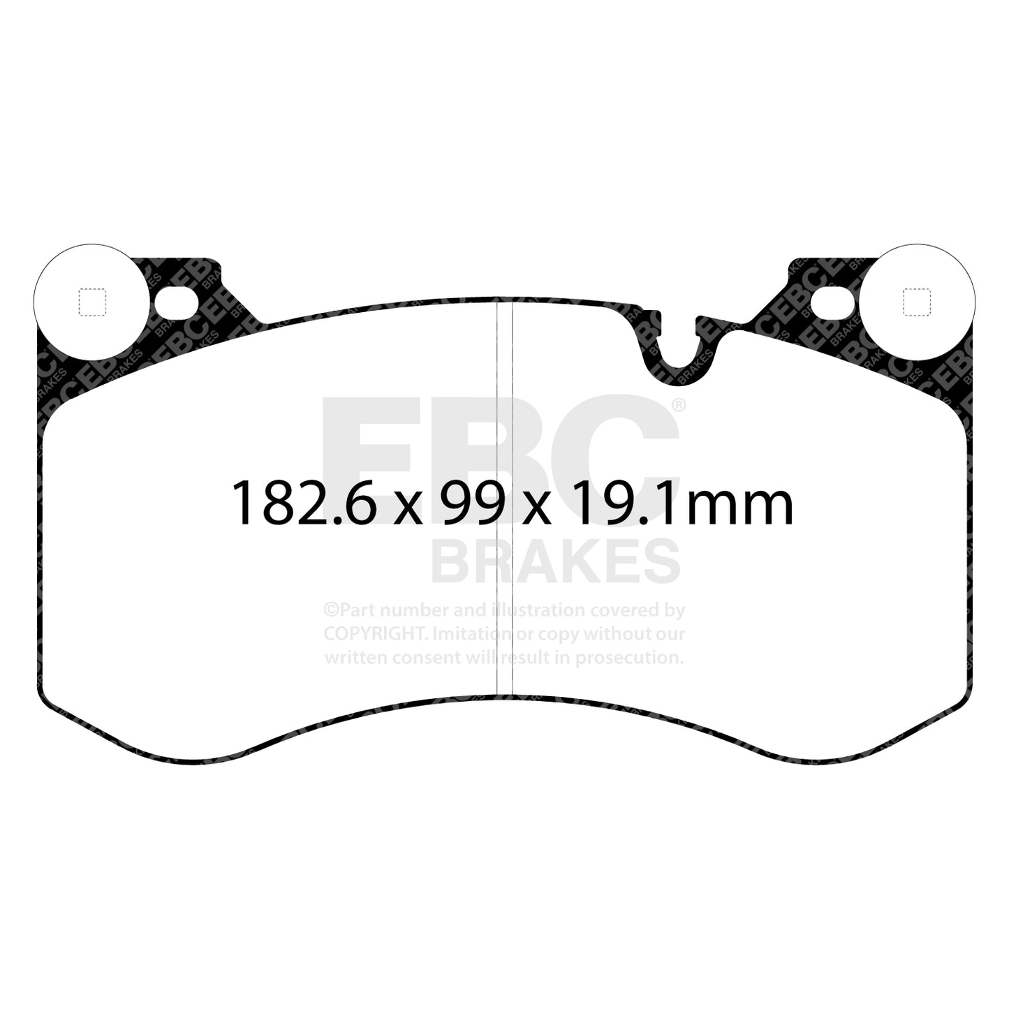 Front EBC RPX Brake Pads for BMW M2 G87, M3 G80 G81, M4 G82 G83 DP82454RPX