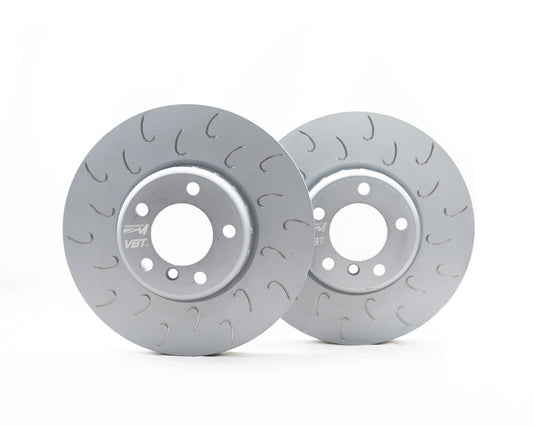 VBT VagBremTechnic 2-Piece Rear 345mm Hooked Brake Discs Pair for BMW F30 F31 330 335 340i