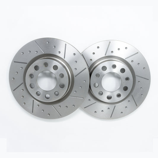 MTEC 292mm Rear Brake Discs for Alfa Romeo 159 Brera Spider MTEC1595 Dimpled Grooved