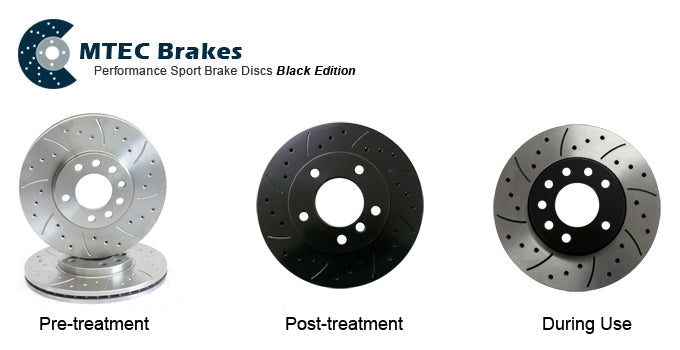 MTEC 350mm Front Brake Discs for Volkswagen Golf Mk5 GTI with Brembo 18Z Calipers