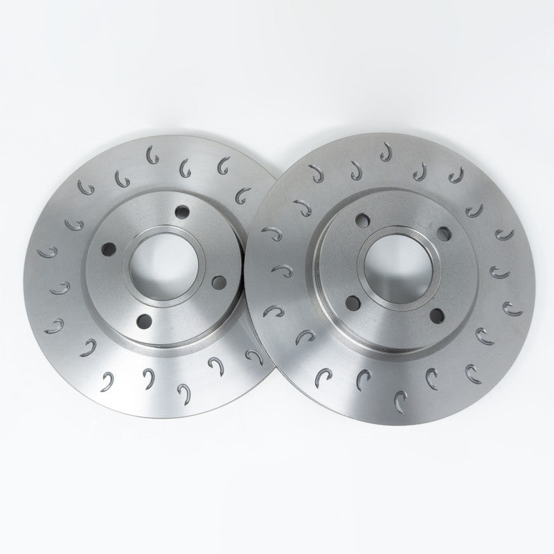 MTEC 350mm Front Brake Discs for Volkswagen Golf Mk5 GTI with Brembo 18Z Calipers