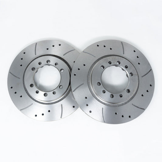 MTEC 350mm Front Brake Discs for Volkswagen Golf Mk5 GTI with Brembo 18Z Calipers