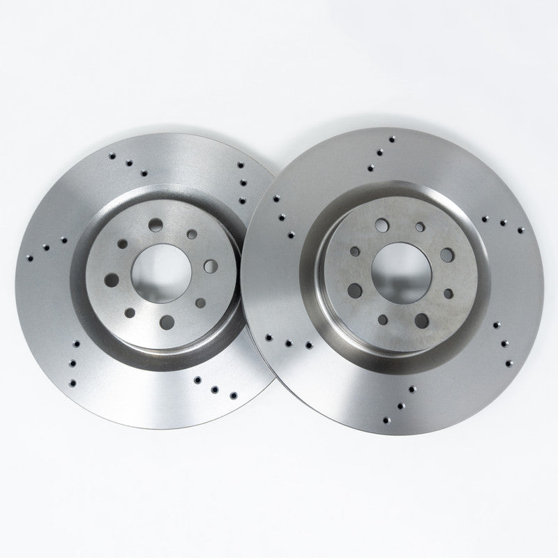 MTEC 350mm Front Brake Discs for Volkswagen Golf Mk5 GTI with Brembo 18Z Calipers