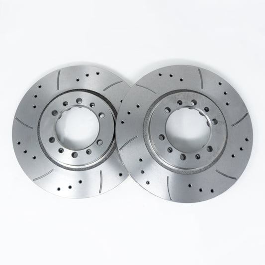 MTEC 308mm Front Brake Discs for Vauxhall Opel Corsa D & E VXR OPC MTEC1127 Drilled Grooved