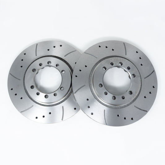 MTEC 300mm Rear Brake Discs for BMW 123 130 320 325 318 MTEC1762 Drilled Grooved