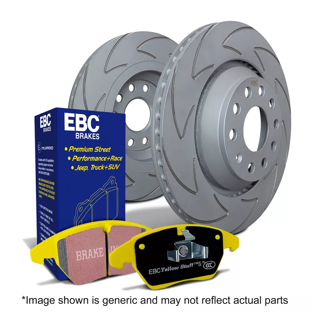 EBC 312mm Front Brake Discs & Yellowstuff Pads for Seat Ibiza 6L Cupra AP Racing Calipers PD18KF082