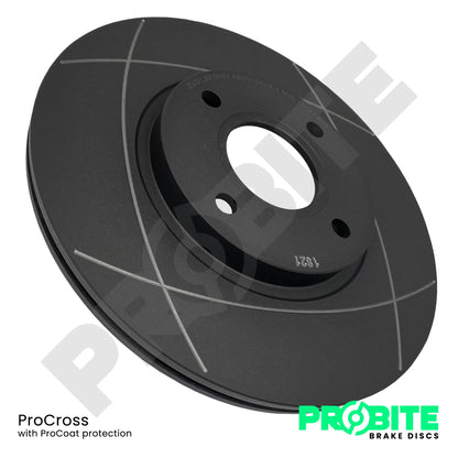 Probite 312mm Front Brake Discs for Skoda Octavia vRS Mk1 1.8T & Fabia vRS Mk1