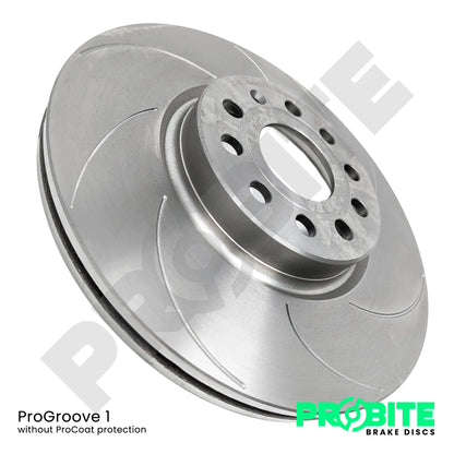 Probite 312mm Front Brake Discs for Skoda Octavia vRS Mk1 1.8T & Fabia vRS Mk1