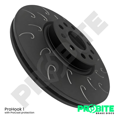 Probite 312mm Front Brake Discs for Skoda Octavia vRS Mk1 1.8T & Fabia vRS Mk1