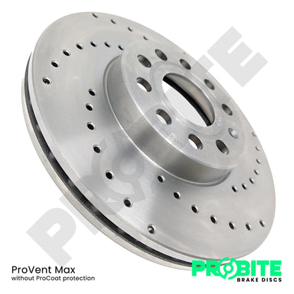Probite 312mm Front Brake Discs for Skoda Octavia vRS Mk1 1.8T & Fabia vRS Mk1