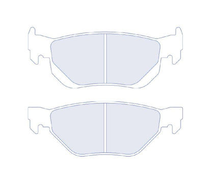 CL Brakes 4105 RC5+ Rear Brake Pads for BMW 328i / E82 128i E87 1.8 & 2.0