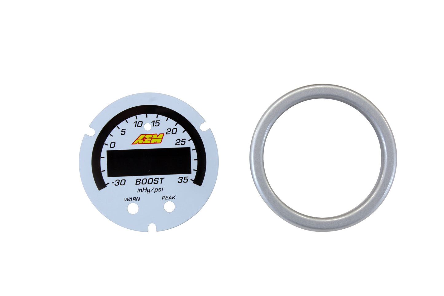 AEM X-Series Boost Pressure Gauge -30 inHg to 35psi Gauge - 30-0306