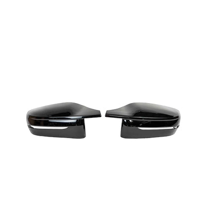 BMW 2 SERIES 220I G42, 3 SERIES 330I G20, 4 SERIES 440I G22 & 5 SERIES G30 GLOSS BLACK M STYLE MIRROR COVERS (2017+)