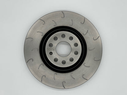 VBT VagBremTechnic Front 340mm Hooked Brake Discs Pair for Audi S3 8V, Leon Cupra 5F, Golf Mk7