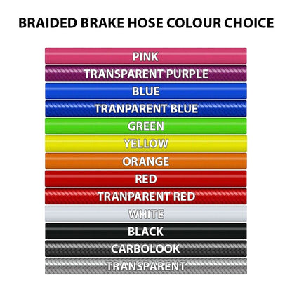 HEL Braided Brake Lines Hoses For Skoda Fabia vRS 1.9 TDI STOCK Calipers