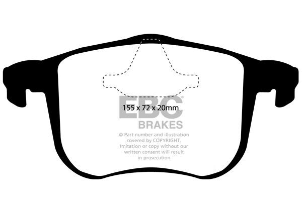 EBC Front Ultimax Brake Pads for Vauxhall Opel Vectra 2.8 3.0 3.2 DP1416