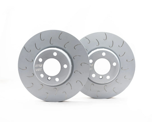 VBT VagBremTechnic 2-Piece Rear 345mm Hooked Brake Discs Pair for BMW M135i M140i M235i M240i F20 F21 F22 F23