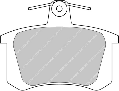 Ferodo DS3000 Rear Brake Pads FCP596R