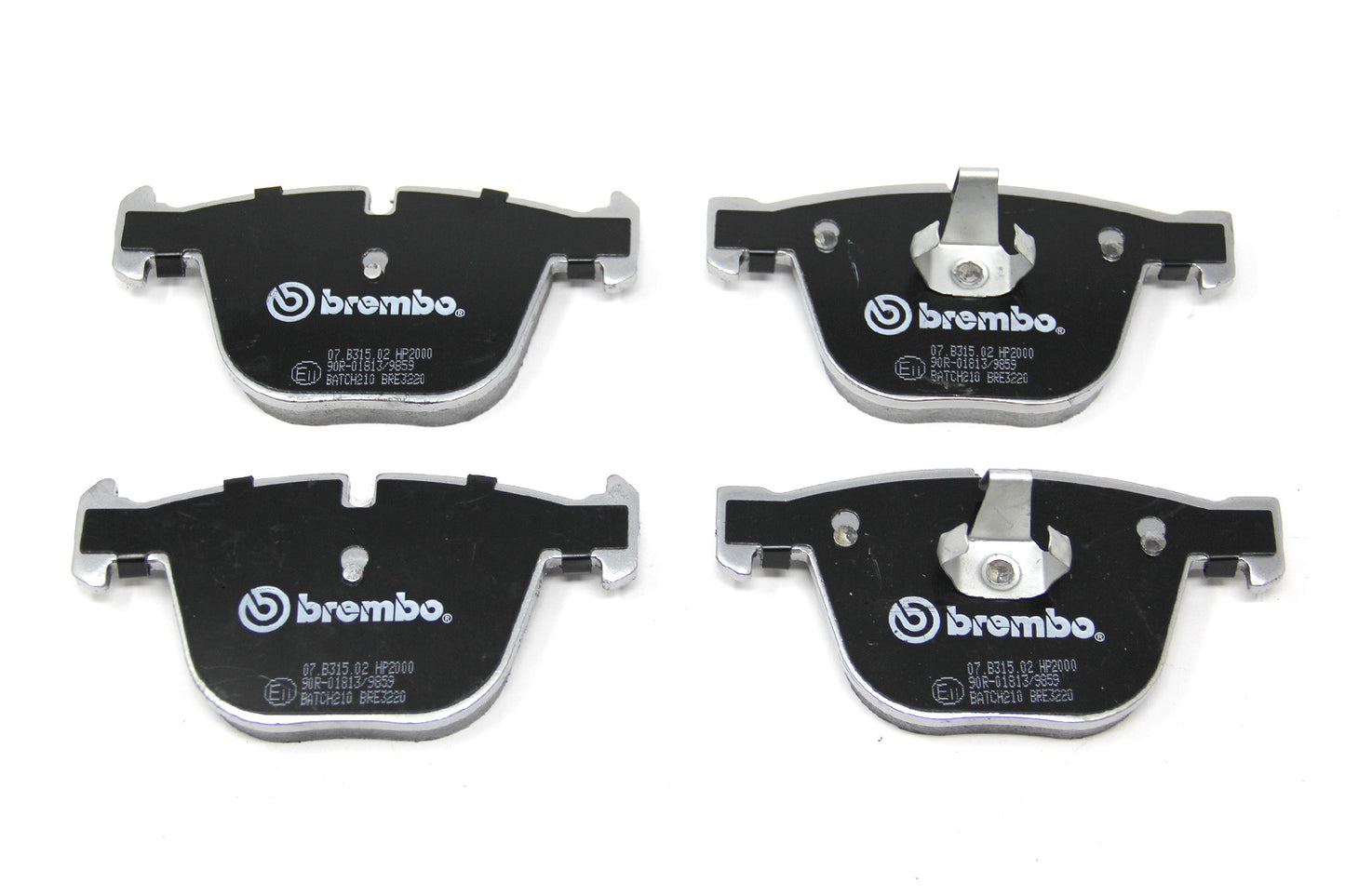 Brembo HP2 / HP2000 Rear Brake Pads 07.B315.02-HP2