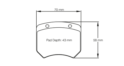 Pagid Racing RSL 29 Brake Pads E136329010