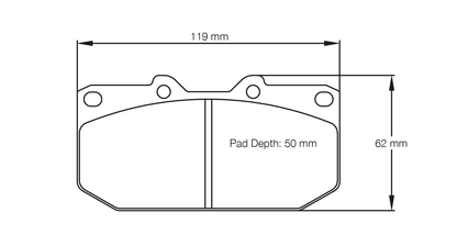 Pagid Racing RSL 29 Brake Pads E140629010