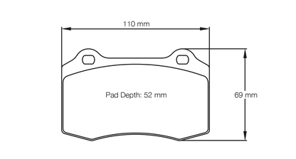 Pagid Racing RSL 29 Brake Pads E140829010