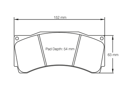 Pagid Racing RSL 29 Brake Pads S1539R29001