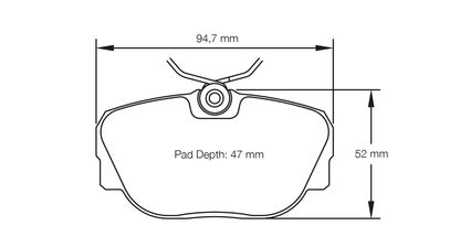 Pagid Racing RSL 29 Brake Pads E154429010