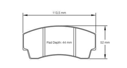 Pagid Racing RSL 29 Brake Pads E212729010