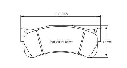 Pagid Racing RSL 29 Brake Pads E248829010