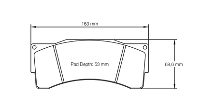 Pagid Racing RSL 29 Brake Pads E255729010