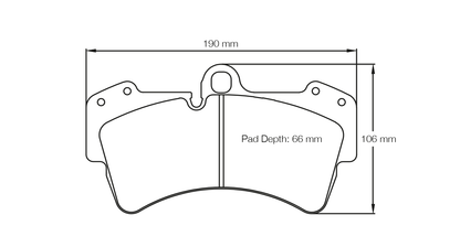 Pagid Racing RSL 29 Brake Pads for Brembo 18Z Calipers E284529010