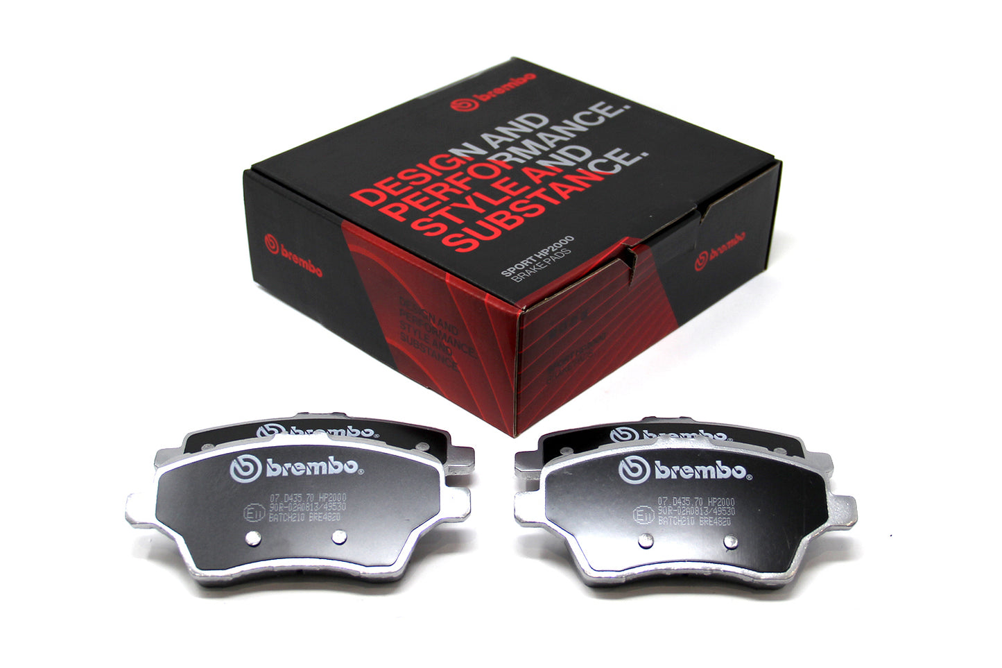 Brembo HP2 / HP2000 Front Brake Pads 07.D435.70-HP2