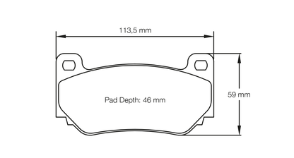 Pagid Racing RSL 29 Brake Pads S203494U001