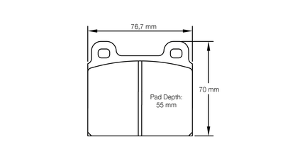 Pagid Racing RSL 29 Brake Pads E450129010