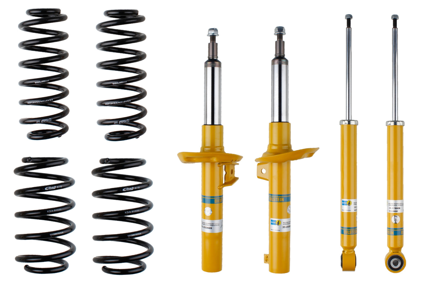 Bilstein B12 Pro-Kit Lowering Springs & Dampers for AUDI A3 Sportback (8PA) 46-183187