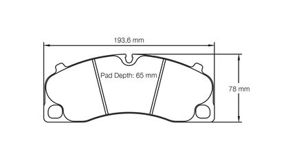 Pagid Racing RSL 29 Brake Pads S4908R29001